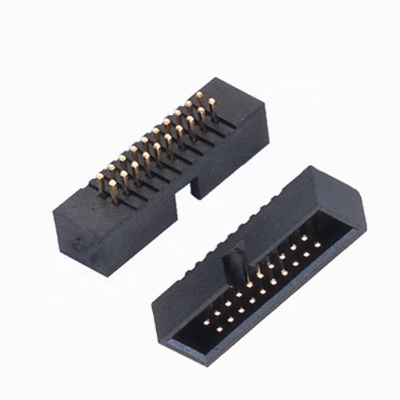 1.27mm box header vertical top entry DIP type connector
