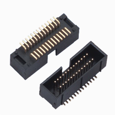 1.27mm box header vertical top entry SMT type connector