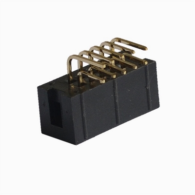 2.54mm box header right angle side entry DIP connector