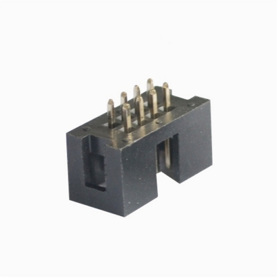 2.54mm box header right angle side entry DIP connector