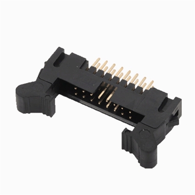 2.00mm box header with latches vertical top entry DIP type connector