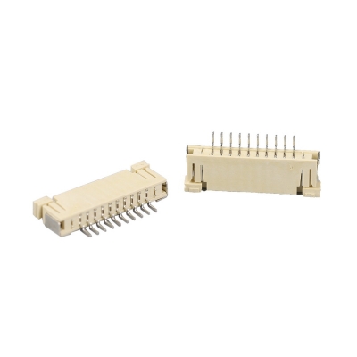 1.25mm Pitch Right Angle Side 90 Degree Entry ZIF SMT Type FPC/FFC Connectors